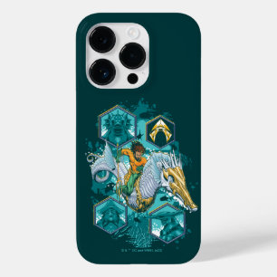 Aquaman Riding Seahorse över Kingdoms