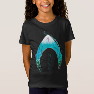 Aquaman   Se genom mönstersymbol för oceangrafik T Shirt