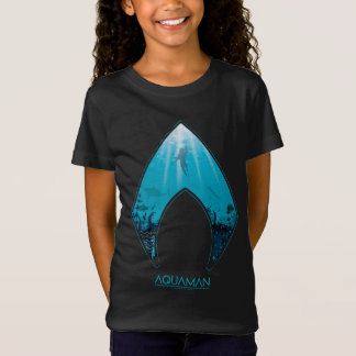 Aquaman | Se Via Aquaman Logotyp Ocean Graphic T Shirt