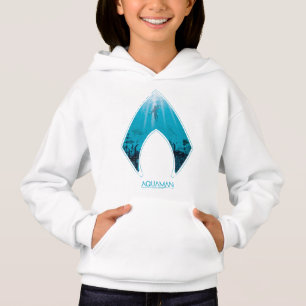 Aquaman Se Via Aquaman Logotyp Ocean Graphic T Shirt