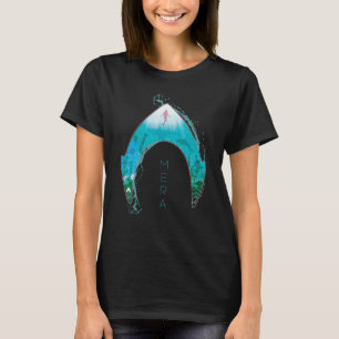 Aquaman ser igenom det grafiska Mera symbolhav T Shirt