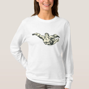 Aquaman Soars BW Tee