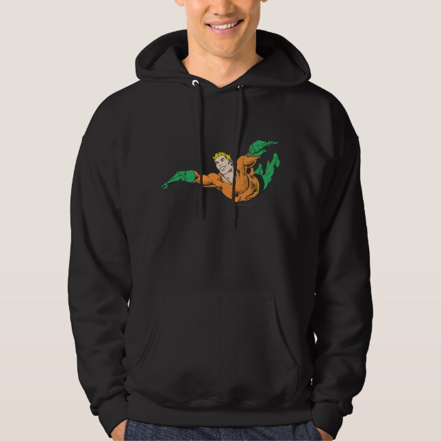 Aquaman Soars Hoodie (Framsida)