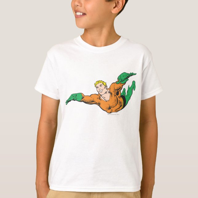 Aquaman Soars T-shirt (Framsida)