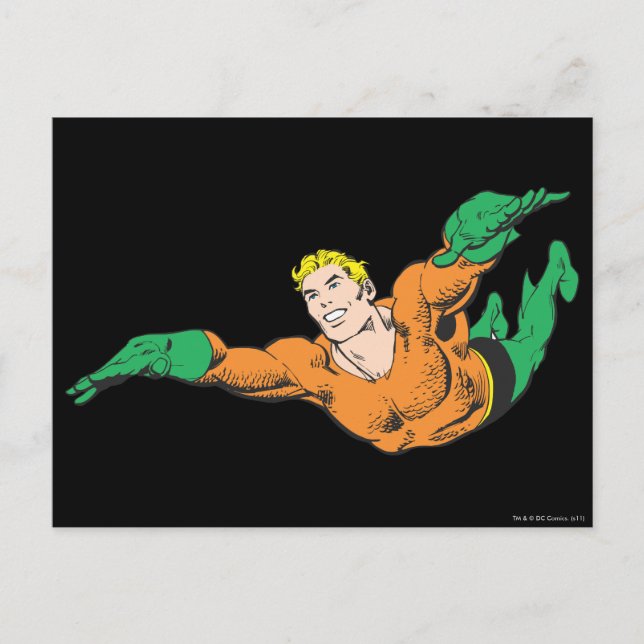 Aquaman Soars Vykort (Framsida)