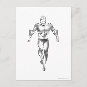 Aquaman Springa BW Vykort