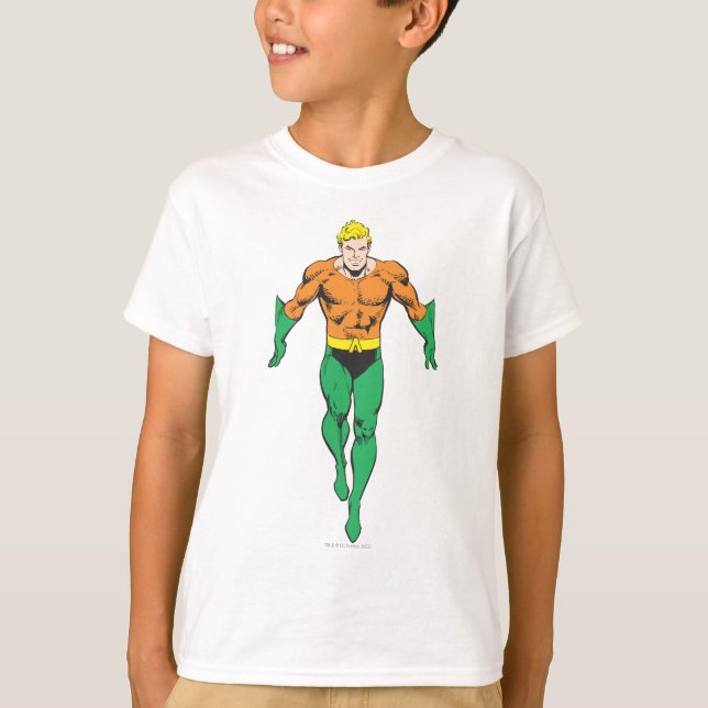 Aquaman Springa Tee Shirt (Framsida)