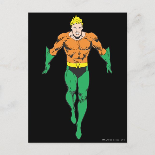 Aquaman Springa Vykort (Framsida)