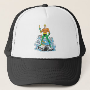 Aquaman Stands med Pitchfork Keps