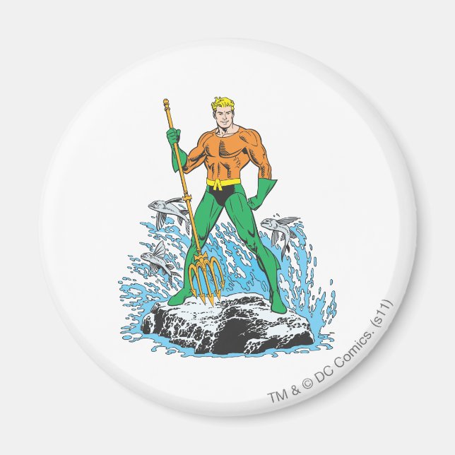 Aquaman Stands med Pitchfork Magnet (Framsidan)