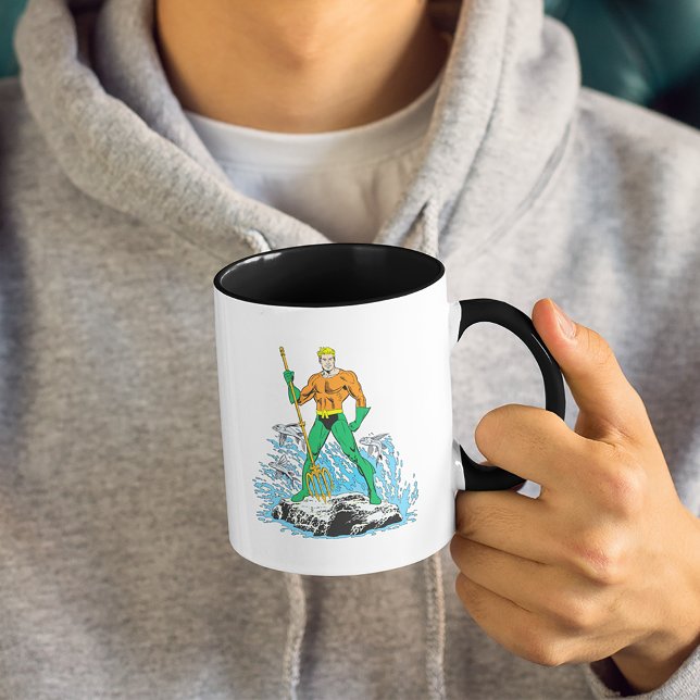 Aquaman Stands med Pitchfork Mugg (Skapare uppladdad)