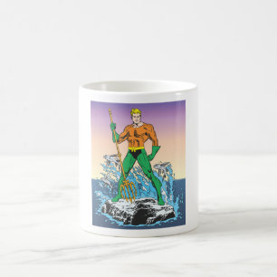 Aquaman Stands with Spear Kaffemugg