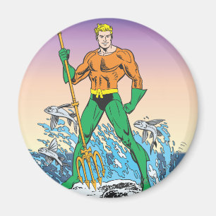 Aquaman Stands with Spear Magnet