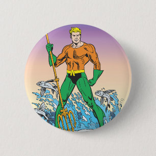 Aquaman Stands with Speed Knapp