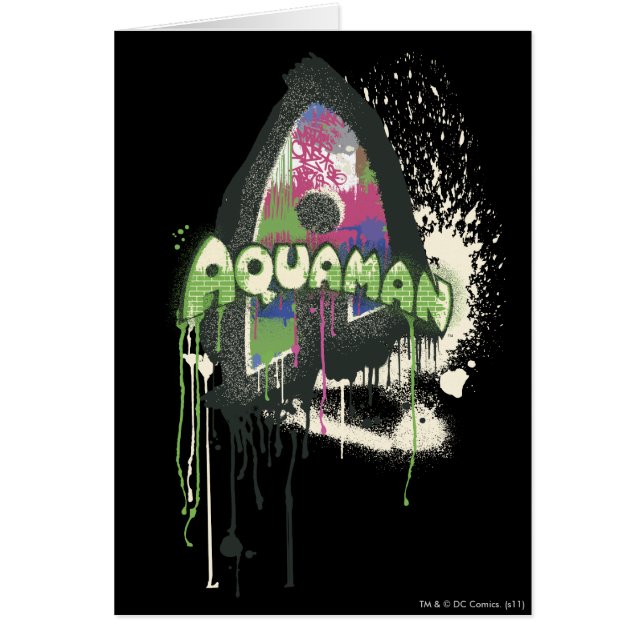 Aquaman - Twisted Oskuld Brev Hälsningskort (Framsidan)