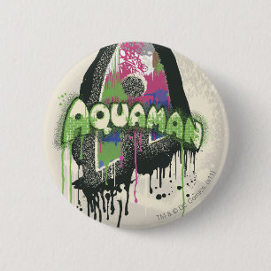 Aquaman - Twisted Oskuld Brev Knapp