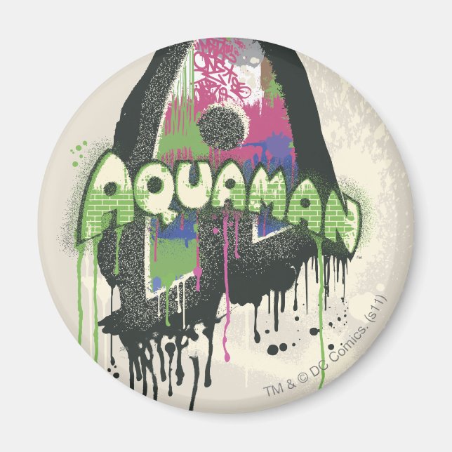 Aquaman - Twisted Oskuld Brev Magnet (Framsidan)