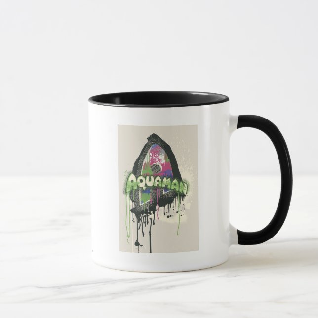 Aquaman - Twisted Oskuld Brev Mugg (Höger)