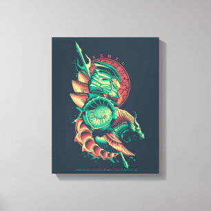 Aquaman Xebel kung grafiska Nereus Canvastryck