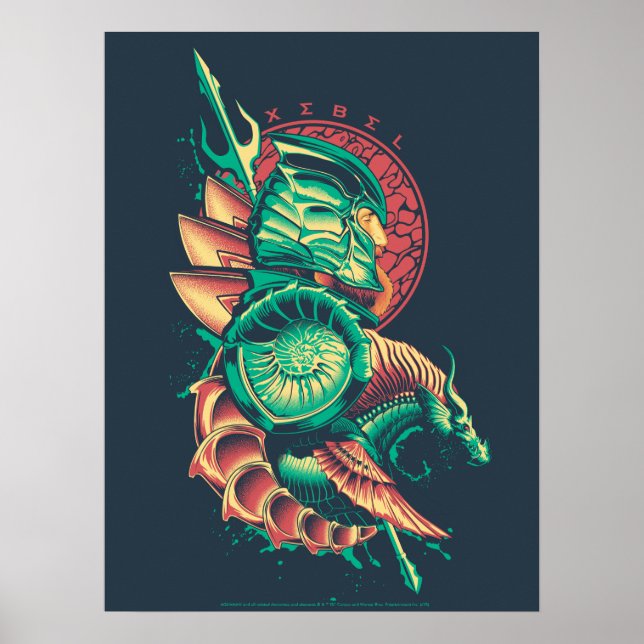 Aquaman | Xebel kung grafiska Nereus Poster (Framsidan)