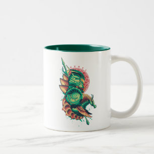 Aquaman Xebel kung grafiska Nereus Två-Tonad Mugg