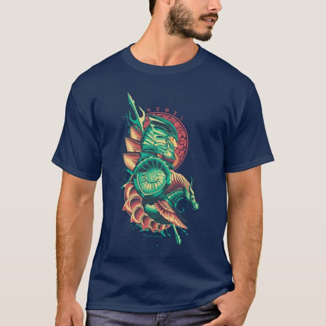 Aquaman | Xebel Kung Nereus Graphic T Shirt (Framsida)