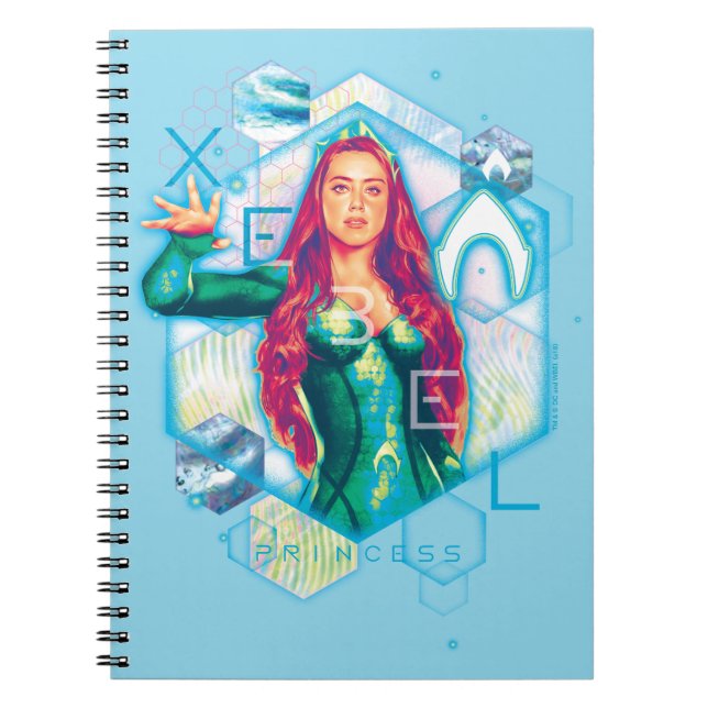 Aquaman | Xebel Princess Mera Hexagonal Graphic Anteckningsbok (Framsidan)