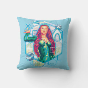 Aquaman Xebel Princess Mera Hexagonal Graphic Kudde