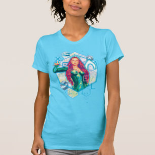 Aquaman Xebel Princess Mera Hexagonal Graphic T Shirt