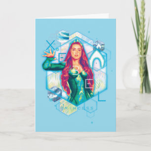 Aquaman   Xebel Princess Mera Sexhörnig Grafisk Kort