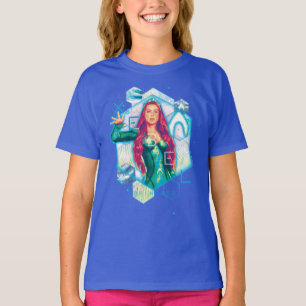 Aquaman Xebel Princess Mera Sexhörnig Grafisk T Shirt