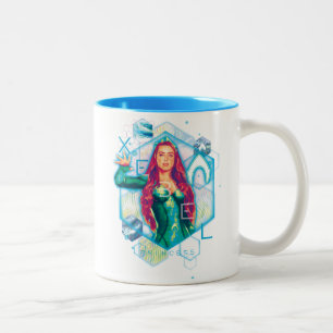 Aquaman Xebel Princess Mera Sexhörnig Grafisk Två-Tonad Mugg
