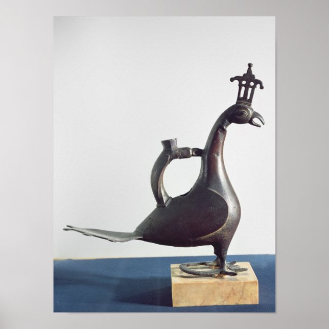 Aquamanile i form av en påk poster (Framsidan)