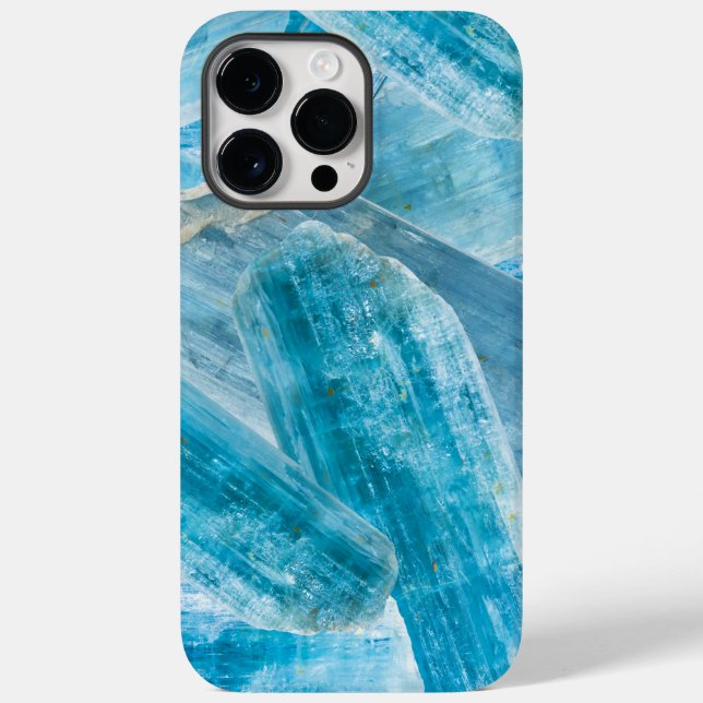 Aquamarine Blue Beryl Crystal Gemstone Fodral-Mate (Baksida)