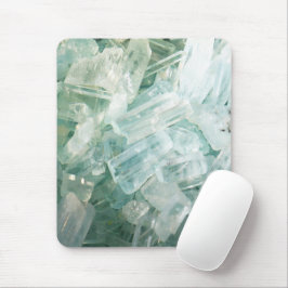 Aquamarine Blue Beryl Gemstone Mouse Pad Musmatta
