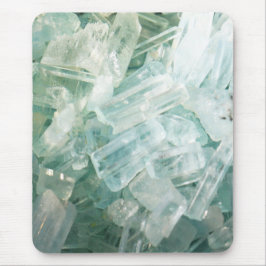 Aquamarine Blue Beryl Gemstone Mouse Pad Musmatta