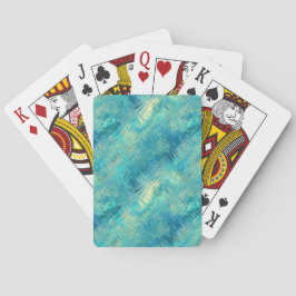 Aquamarine Blue Crystal Gel Struktur Casinokort