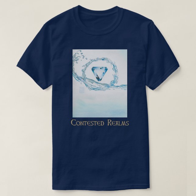 Aquamarine Core T-Shirt (Design framsida)