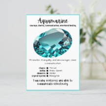 Aquamarine Crystal - kort