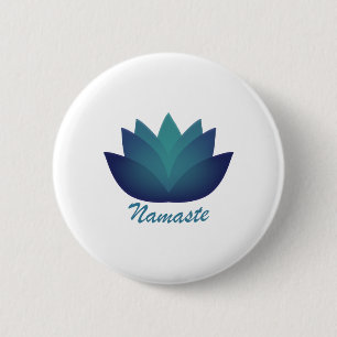 Aquamarine Lotus Namaste Knapp