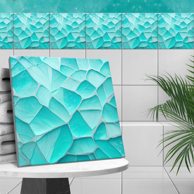 Aquamarine - Mosaic Kakelplatta (Skapare uppladdad)