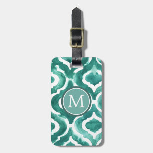 Aquamarine Motif IV Bagagebricka