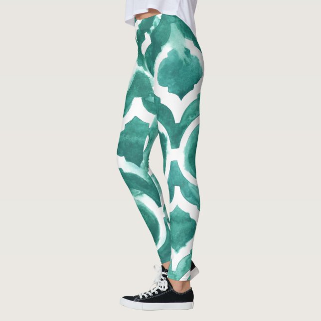 Aquamarine Motif IV Leggings (Vänster)