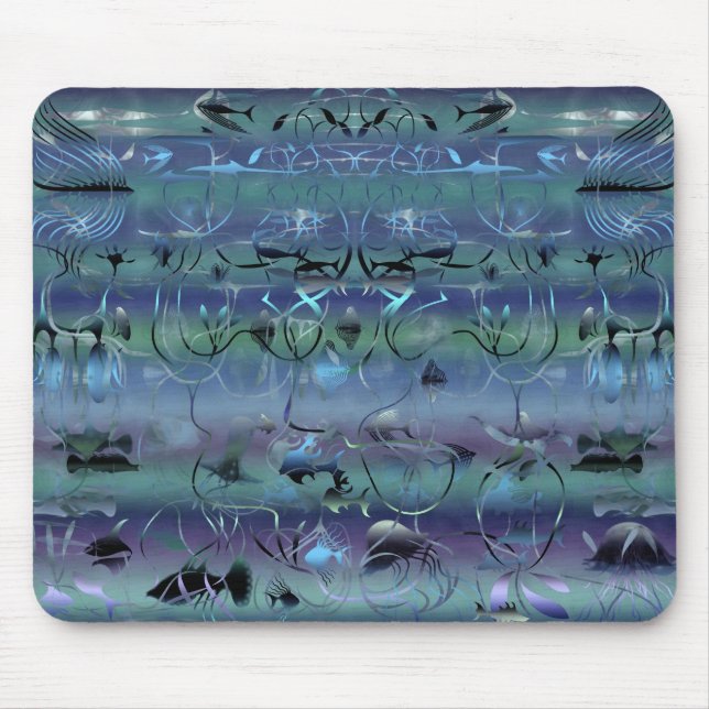Aquamarine Mousepad Musmatta (Framsidan)