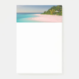 Aquamarine Ocean Tropical Beach Scenic Post-it Block
