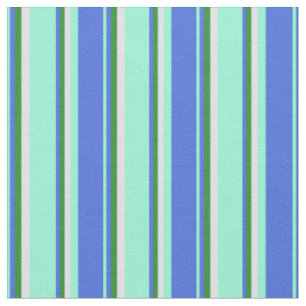 Aquamarine, Royal Blue, Forest Grönt och Lavender Tyg