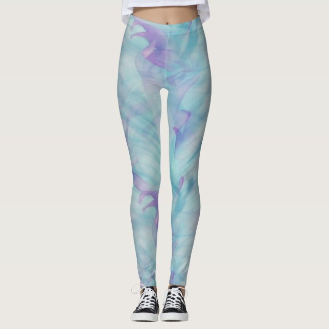 Aquamarine Surprise Leggings (Framsida)