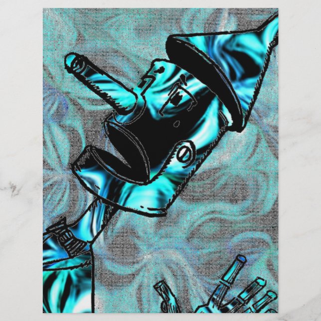 Aquamarine Tin Man Flyer (Framsidan)