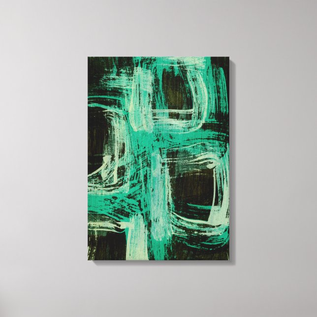 Aquamarine Windows I Canvastryck (Framsida)