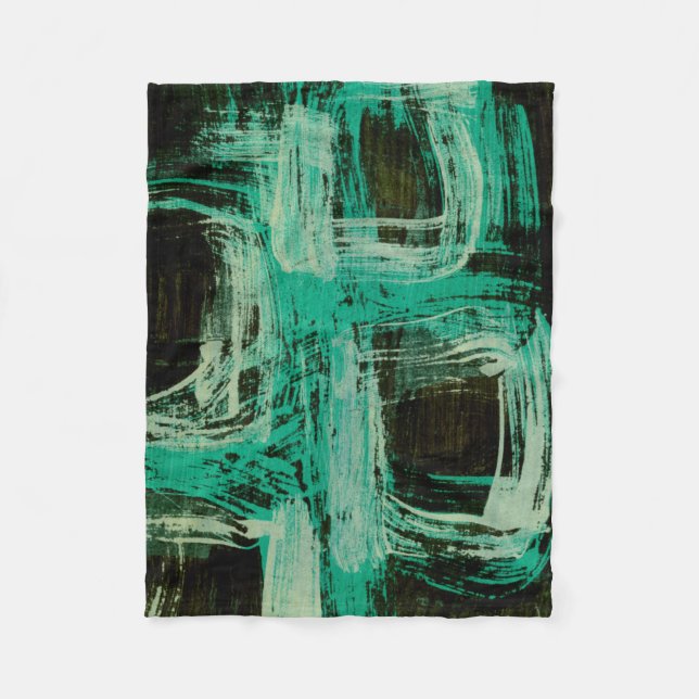 Aquamarine Windows I Fleecefilt (Framsidan)